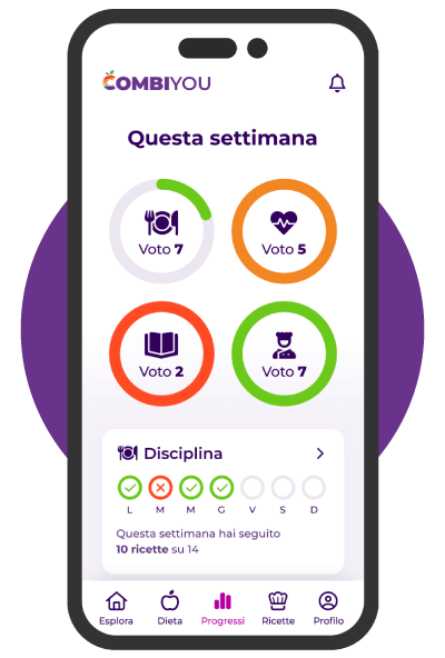 combiyou app alimentazione corretta