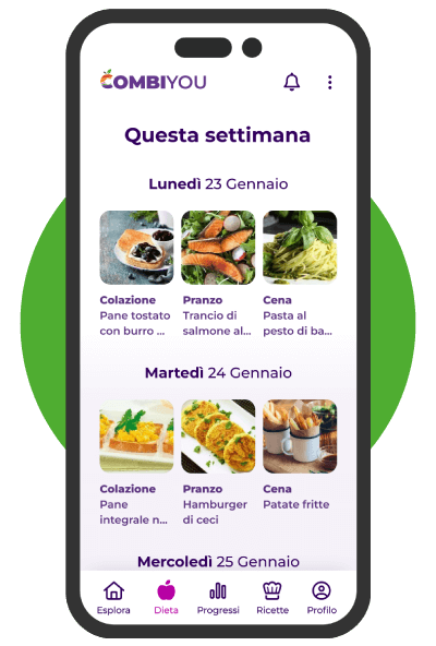 combiyou app alimentazione corretta