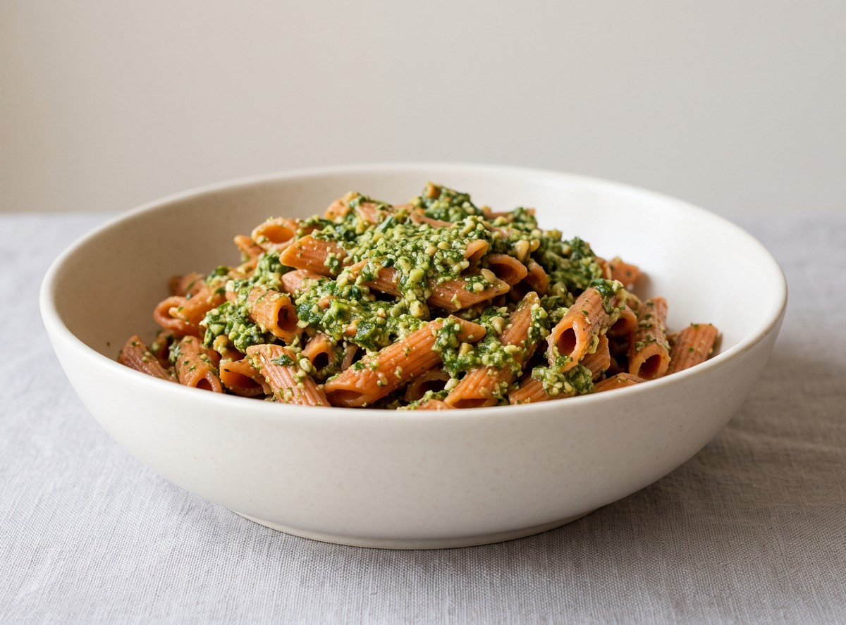 Pasta di lenticchie, una delle cene del piano